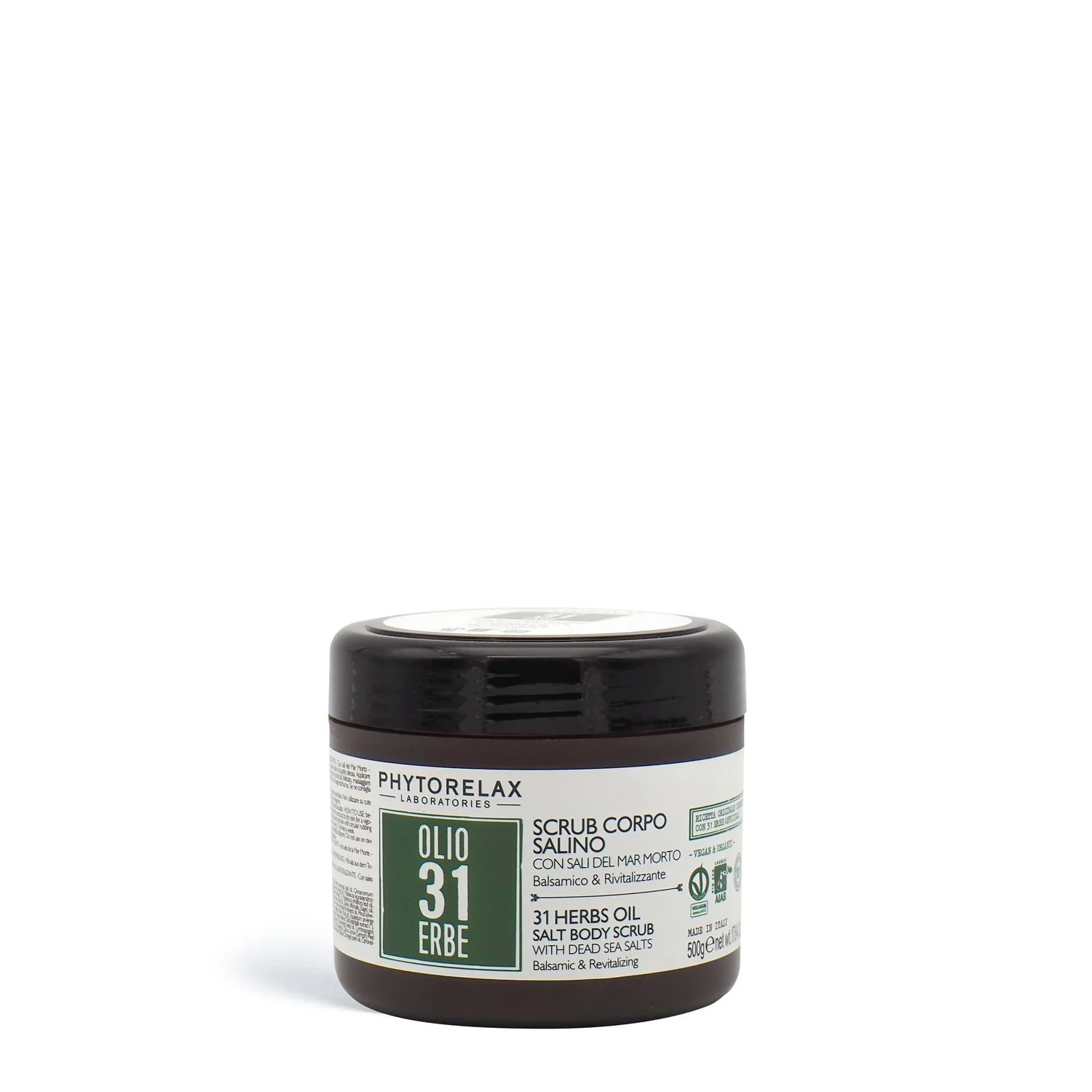 Veganski in organski solni piling za telo - piling