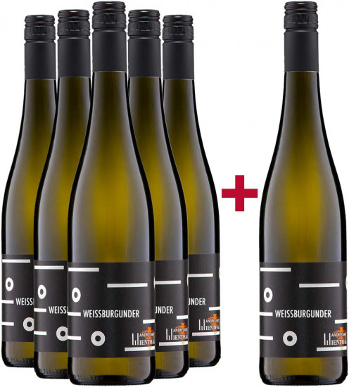 5+1 Paket Weißer Burgunder trocken - Weingut Andres am Lilienthal