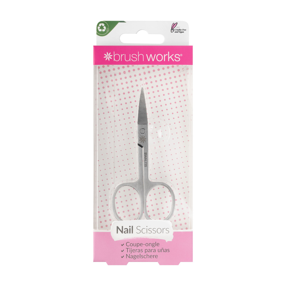 Brushworks Ciseaux incurvés Accessoire Manucure