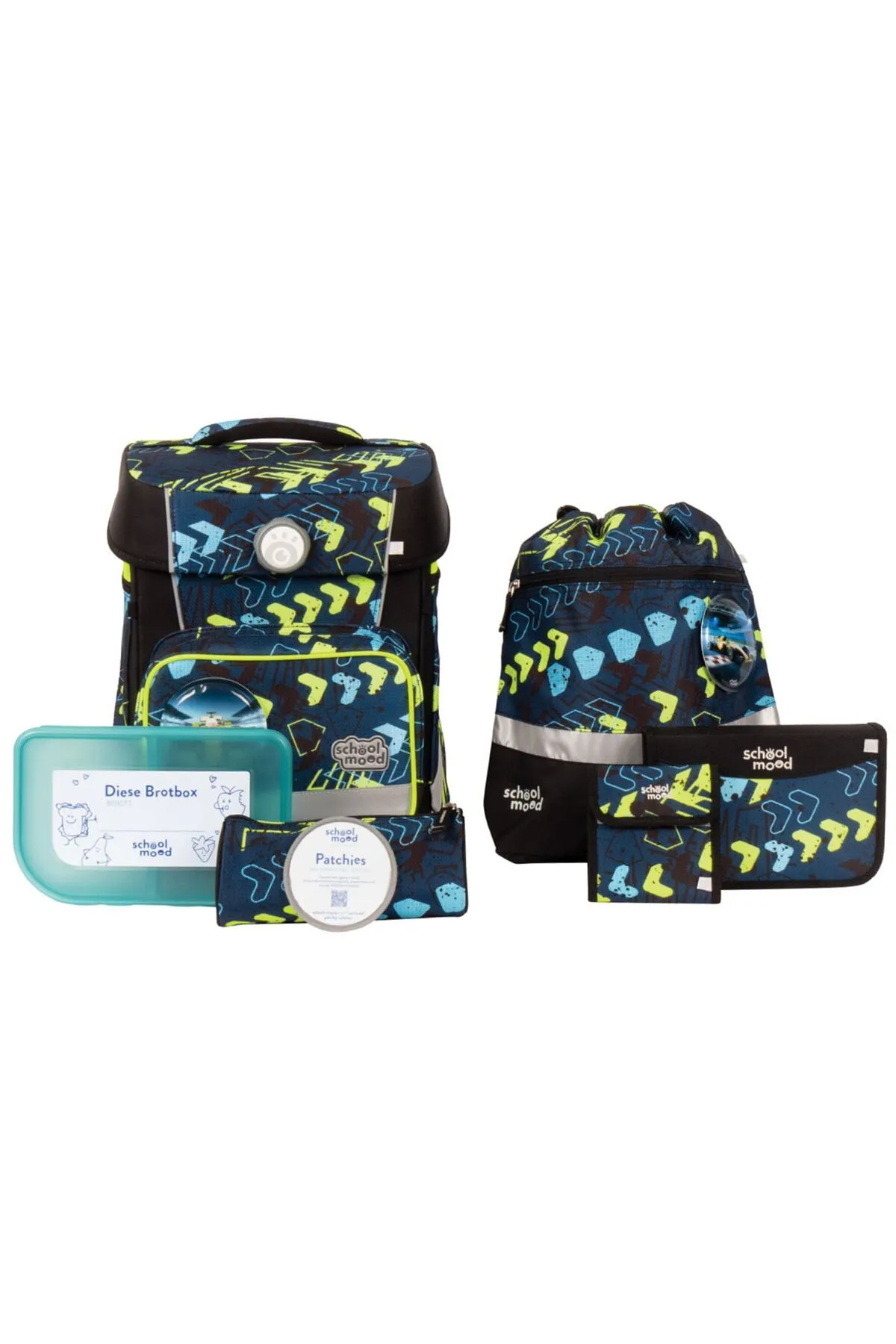 School Mood  Hero Maxx Air+ Schulranzen-Set 7tlg.