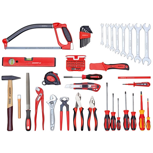 Gedore RED 3301628 R21000072 Basic Tool Set 72-Piece Incl. toolbox