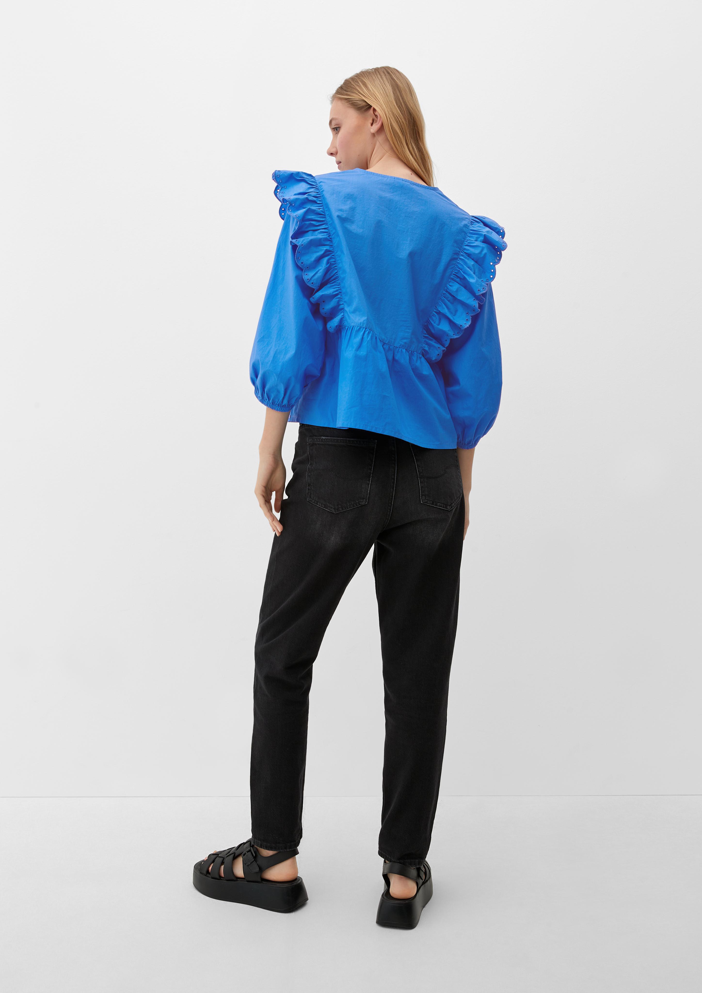 Tunika-Bluse mit Lochstickerei  2124030-5547
