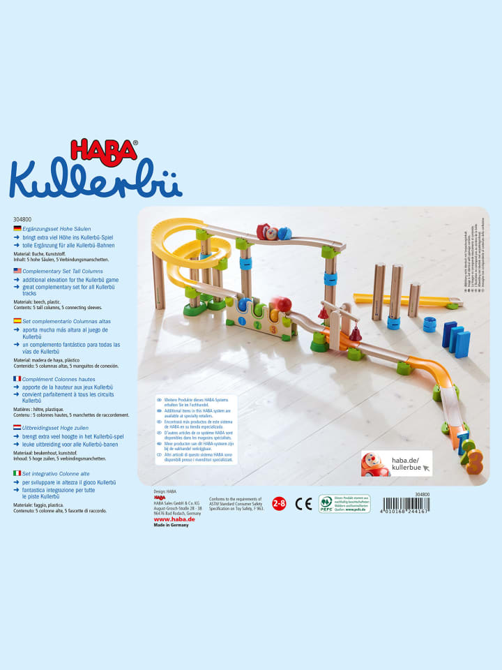 Haba Kugelbahn Kullerbü und Erweiterungen in Hohe Säulen günstig kaufen onesize