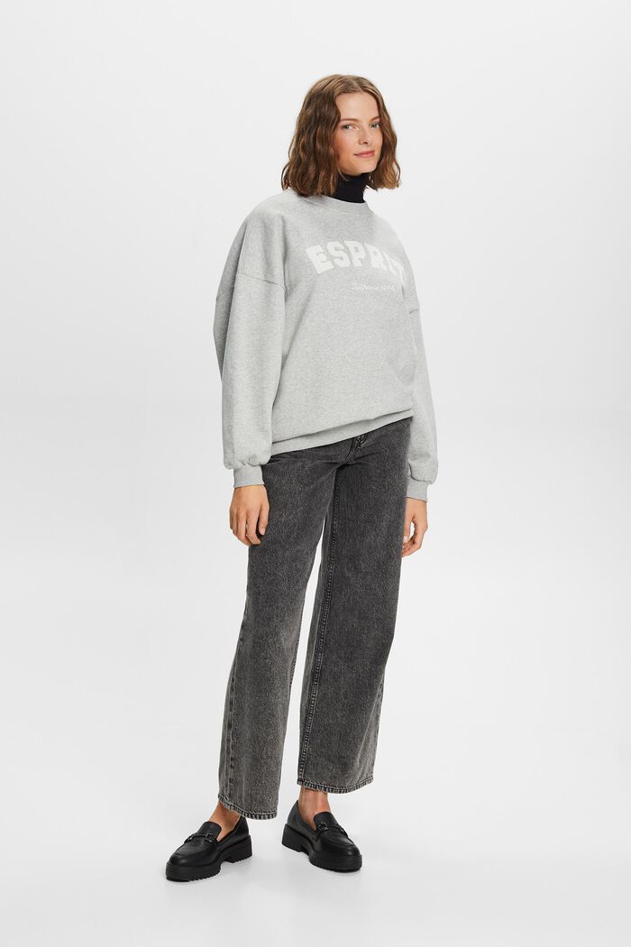 Retro-Jeans mit hohem Bund und weitem Bein