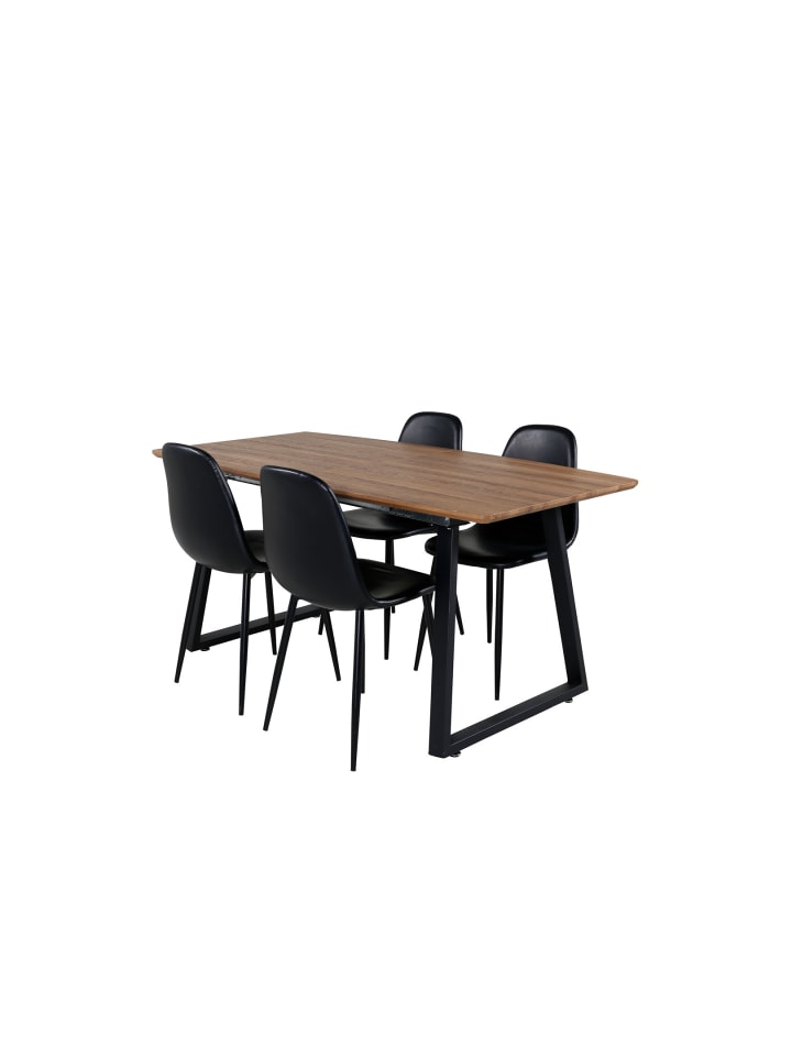 ebuy24 Essgruppe Inca 33 Schwarz 85 x 160 cm günstig kaufen onesize
