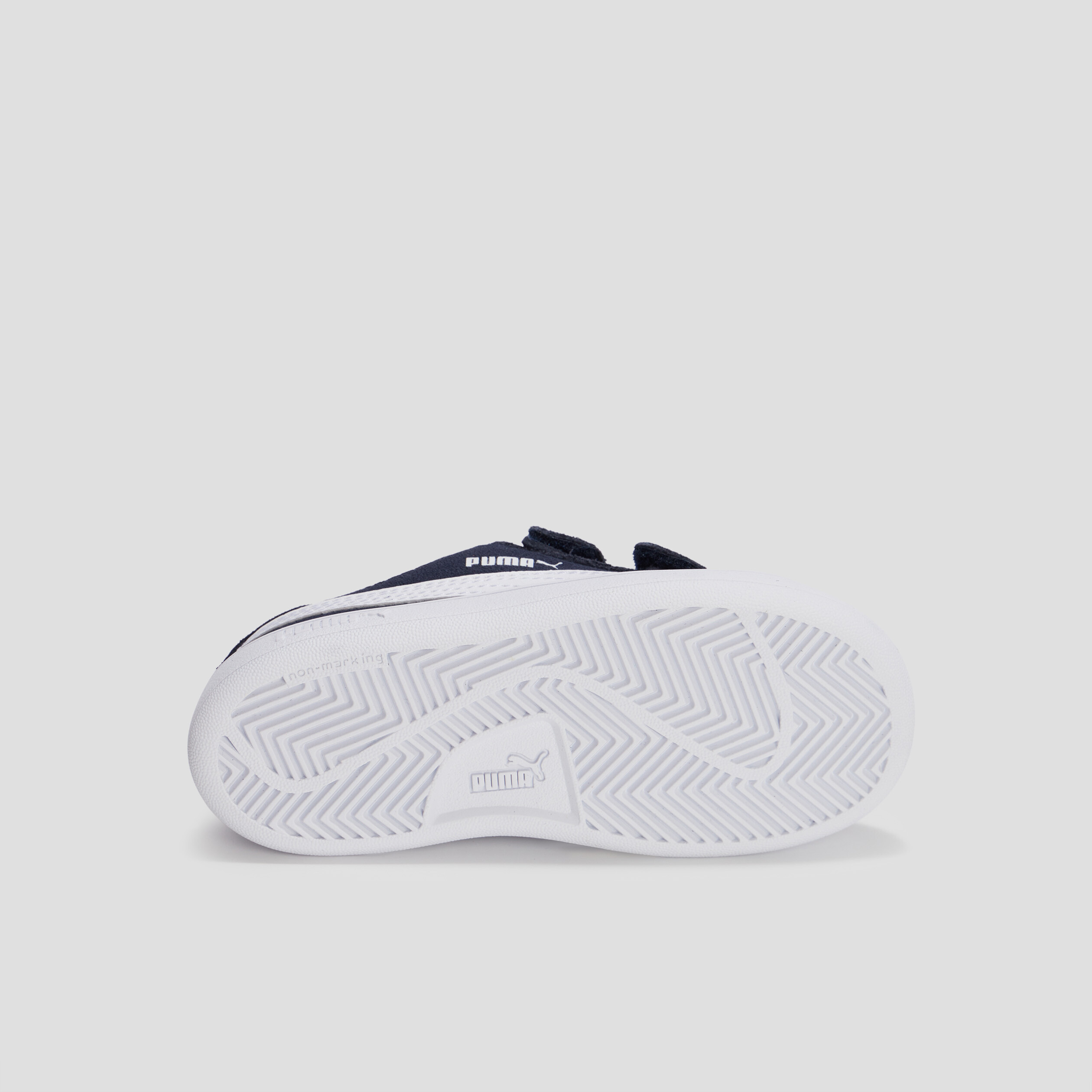 Tennis à scratchs Smash V2 SD Puma bleu marine garçon | La Halle