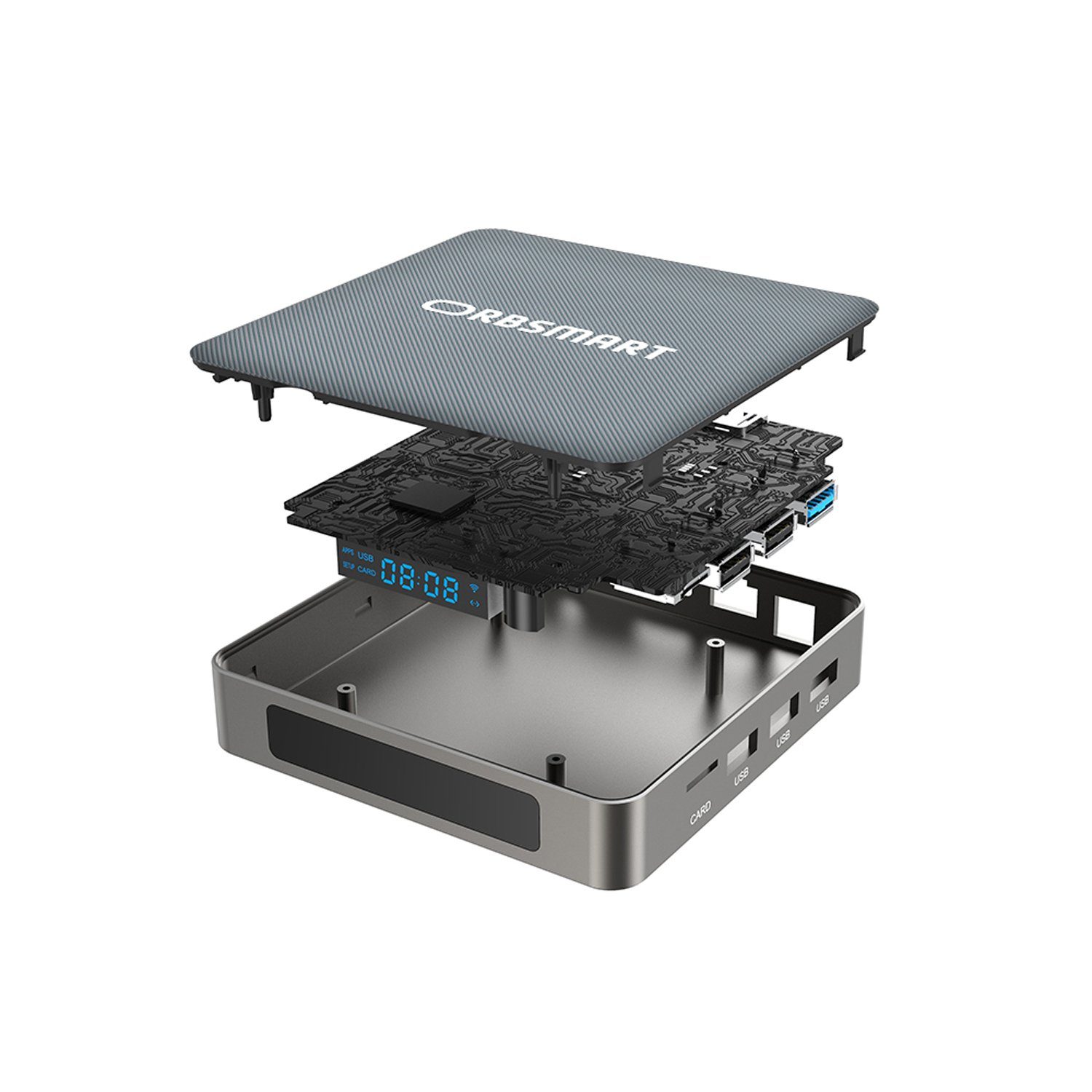 Orbsmart TR43 Mini-PC (Android 12 TV Box 8GB RAM 4K HDR Smart TV Media Player)
