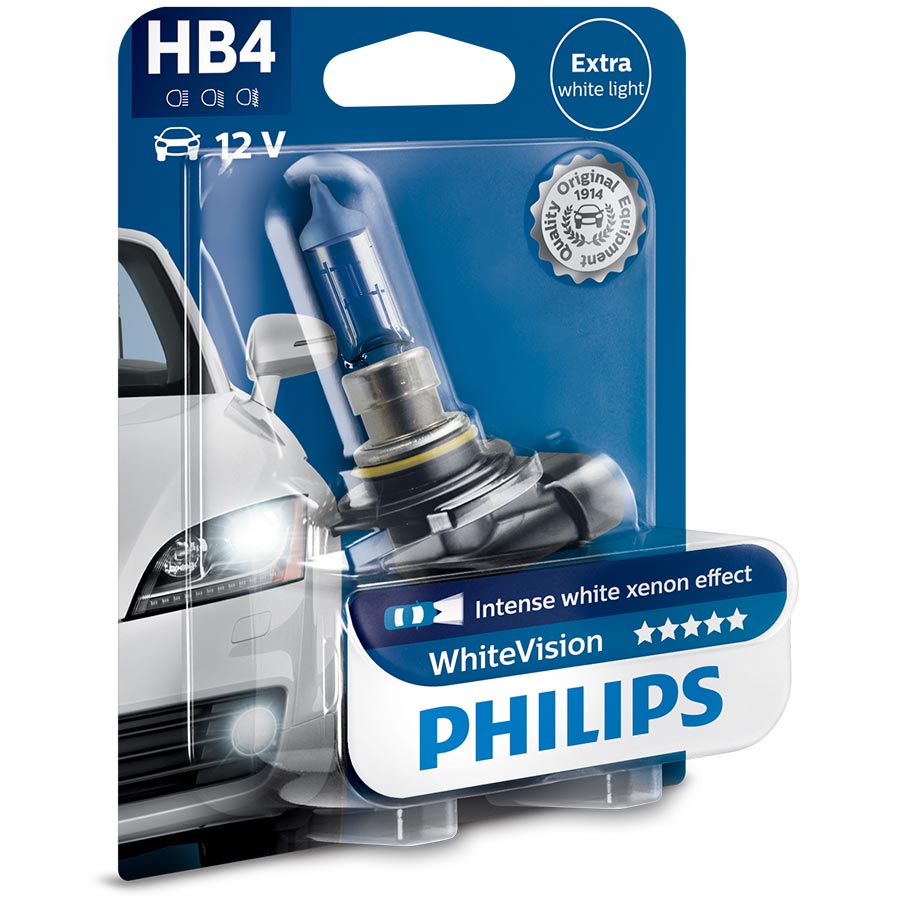Philips Blue Vision HB4 12V 55W Glühlampe, 1 Stück - ATU