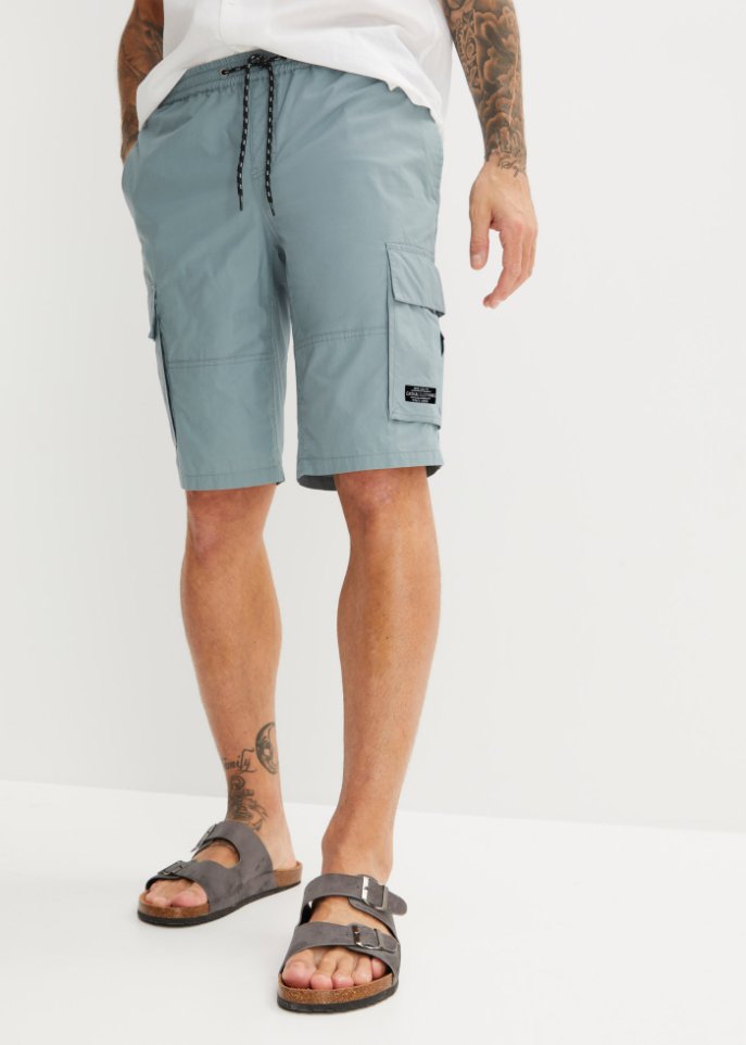 Schlupf-Cargo-Bermuda m. Komfortschnitt, Regular Fit