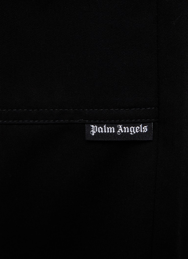 Pantaloni drepți Palm Angels, cu logo și buzunare laterale.