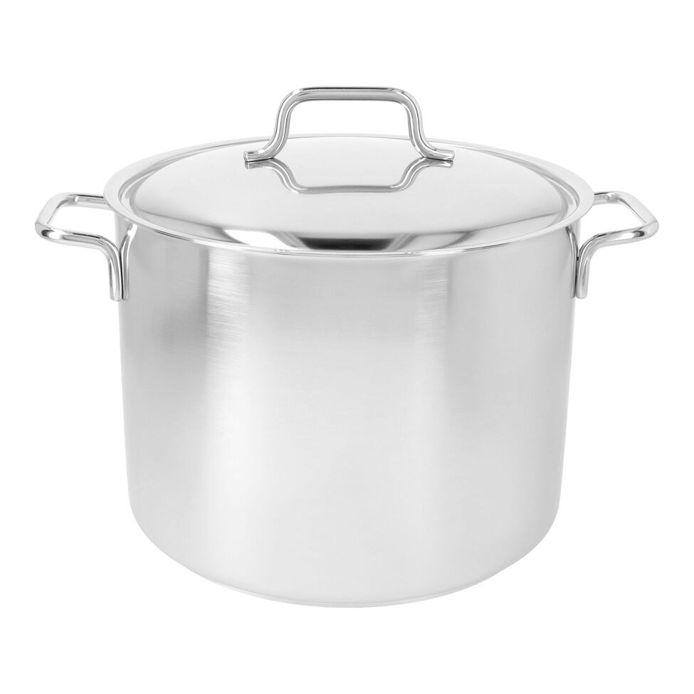 Kochtopf mit Deckel 24 cm, 18/10 Edelstahl