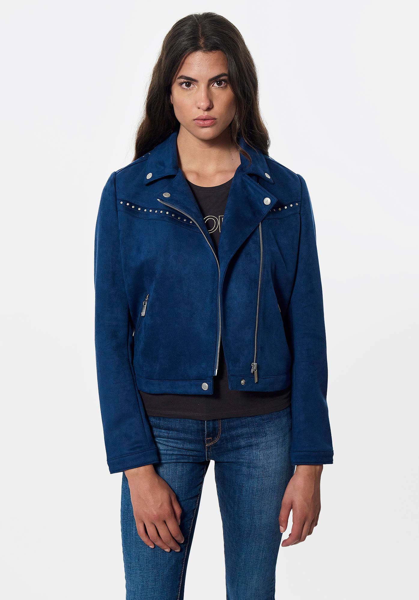 DYLAN  Veste bleue Femme