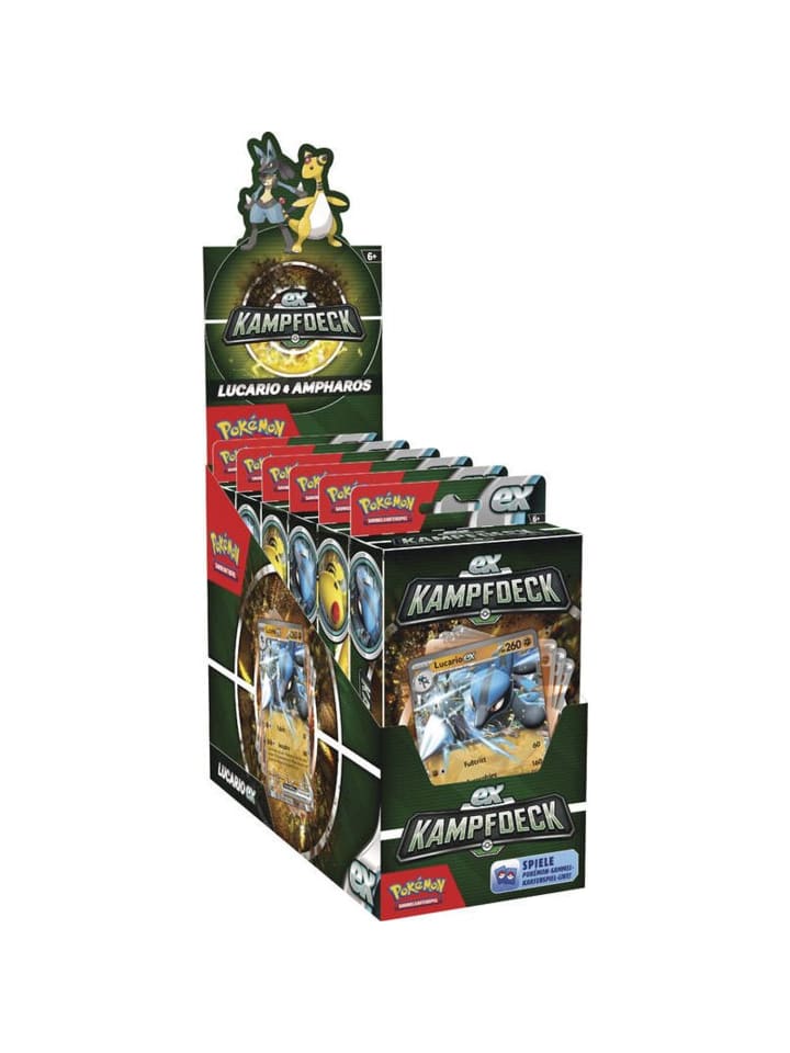 Pokémon Pokémon EX-Kampfdeck Ampharos oder Lucario Kartenspiel in Mehrfarbig ab 6 Jahre günstig kaufen onesize