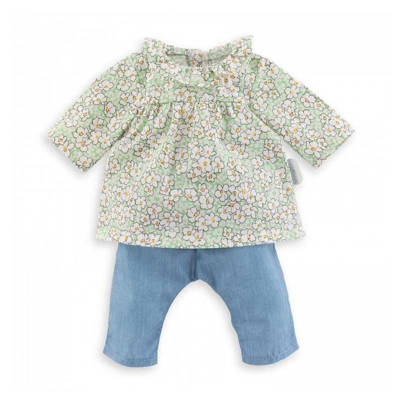 Blouse et pantalon casual pour poupon 36cm