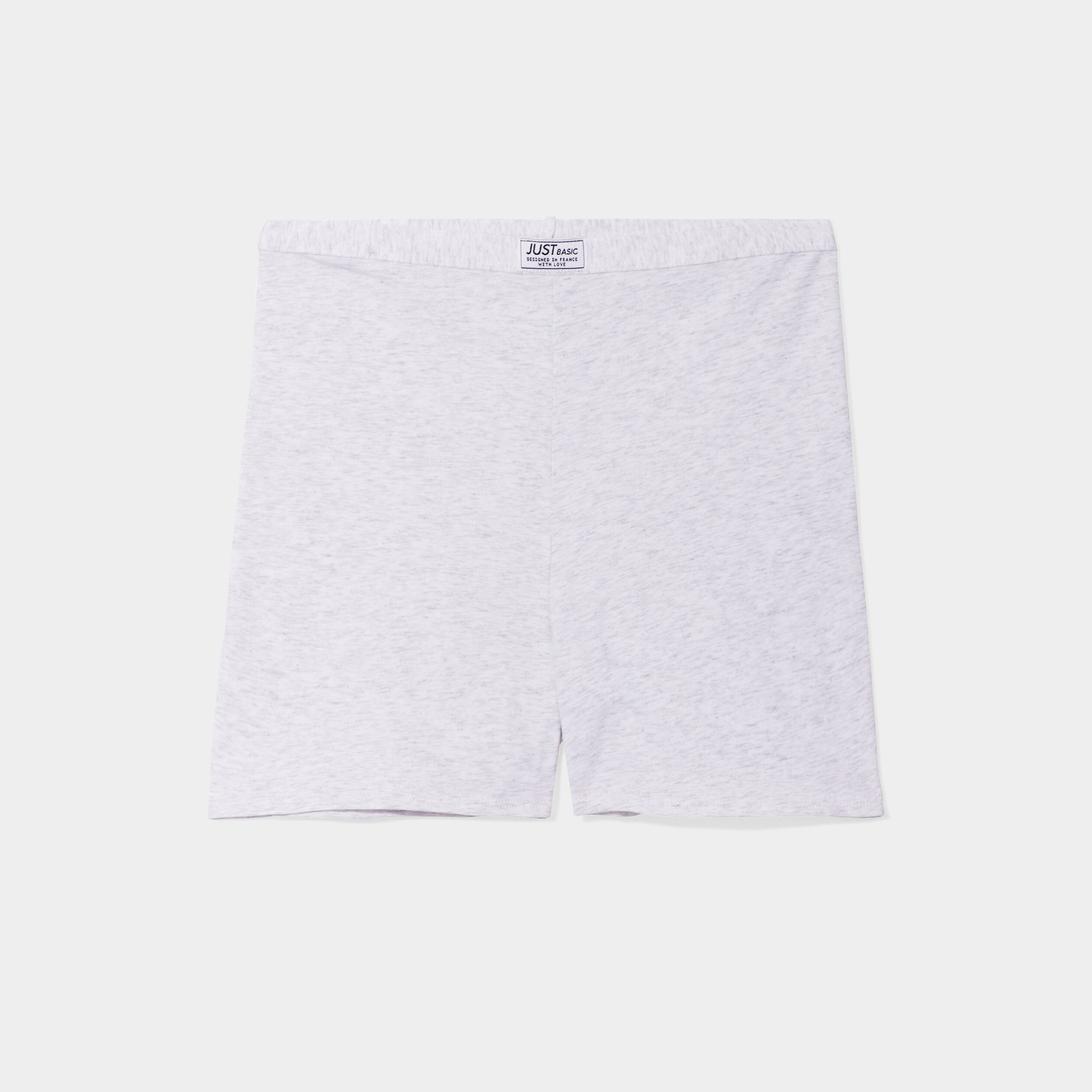 Cycliste en coton gris clair femme | La Halle