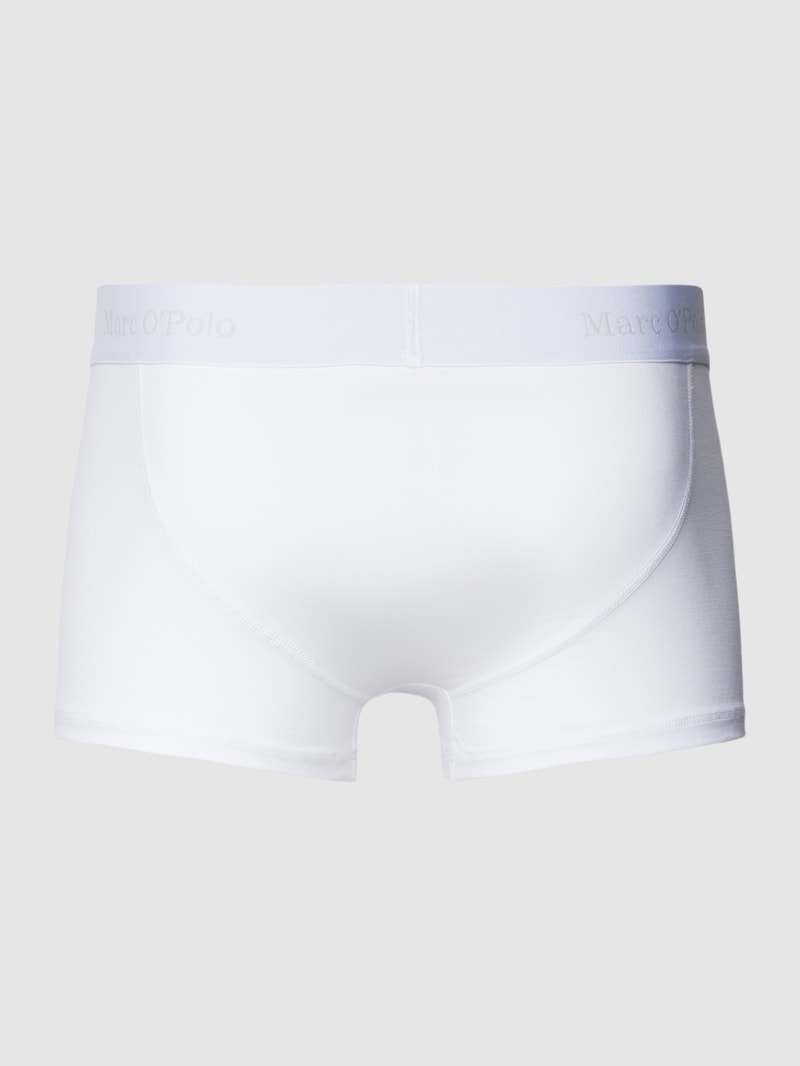 Trunks in unifarbenem Design im 3er-Pack in weiß