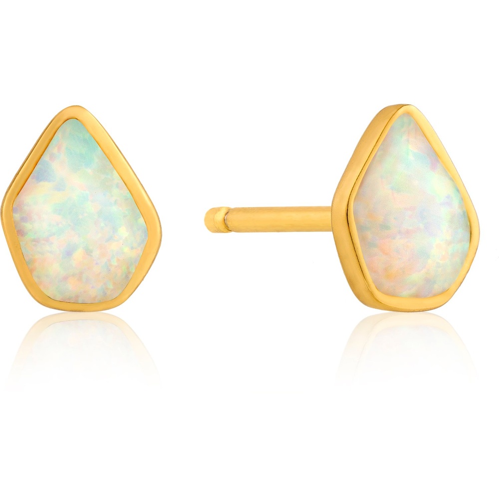 Ania Haie Boucles d'oreilles à fermoir à poussette 925 Argent Boucles d'oreilles
