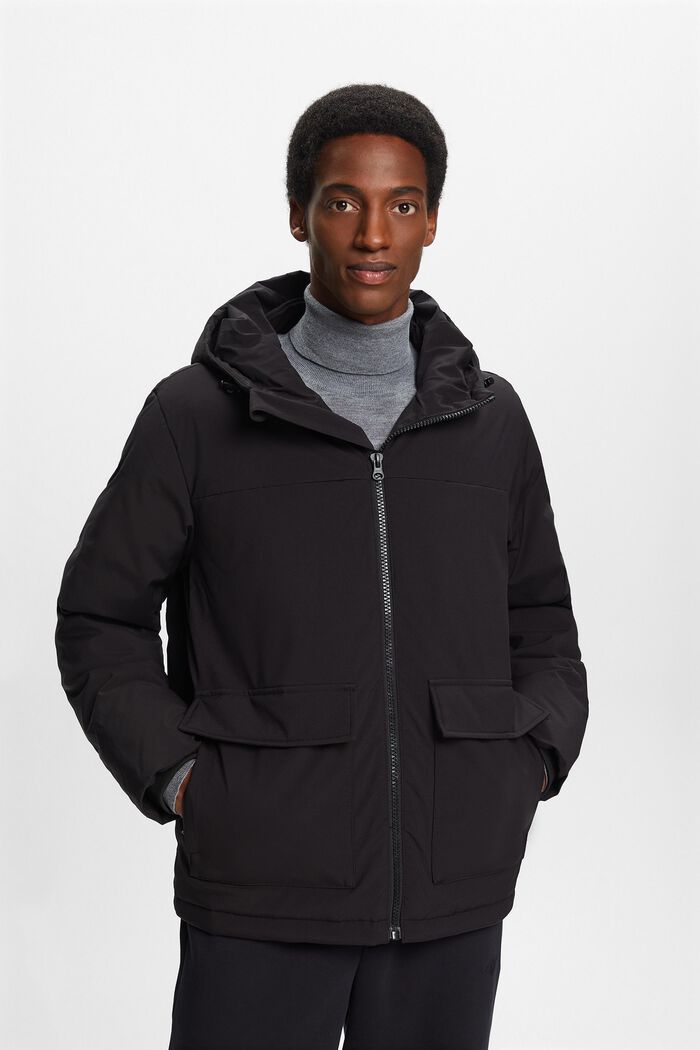 Daunenjacke mit Kapuze