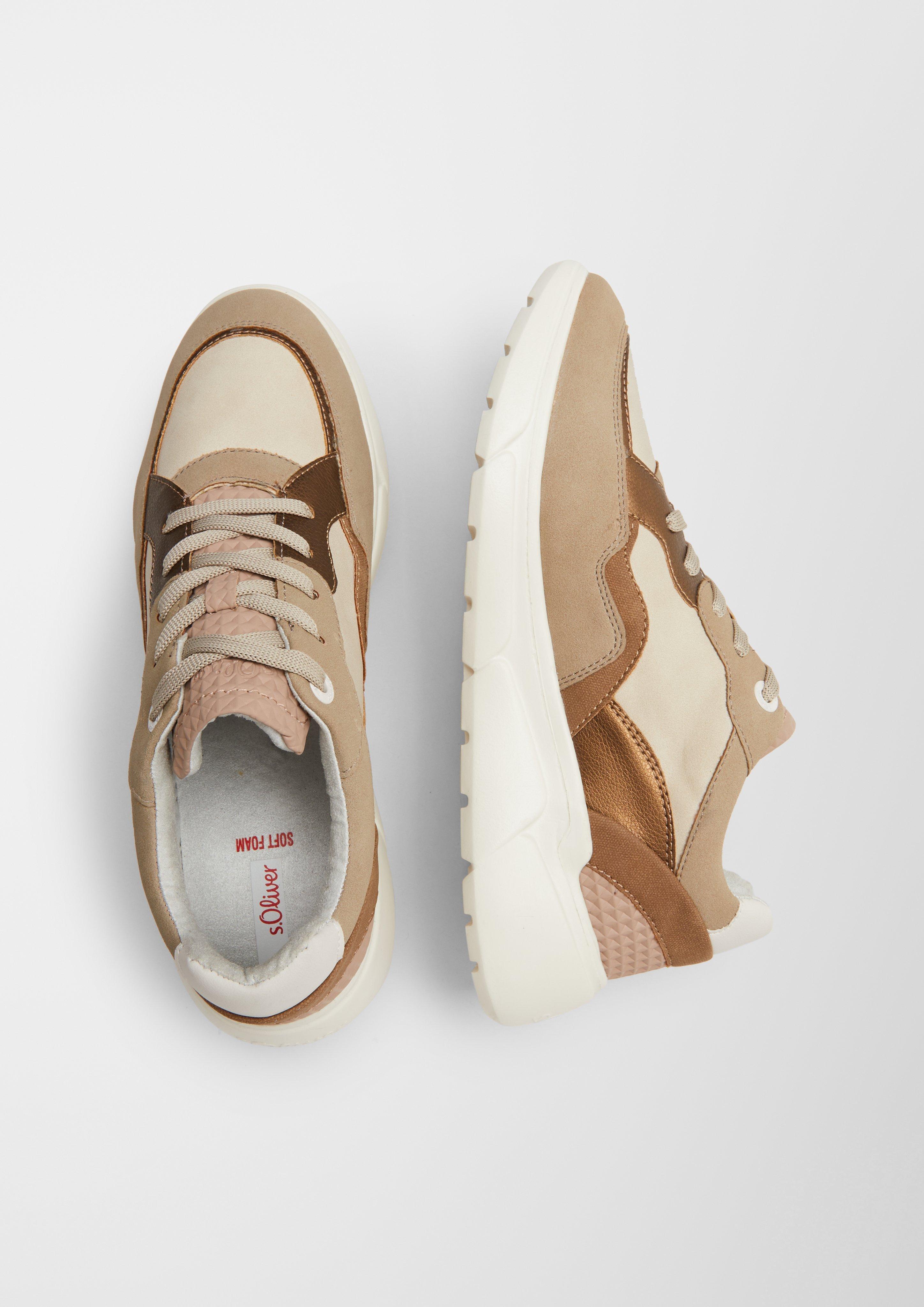 Sneaker in Leder-Optik  6006466-410