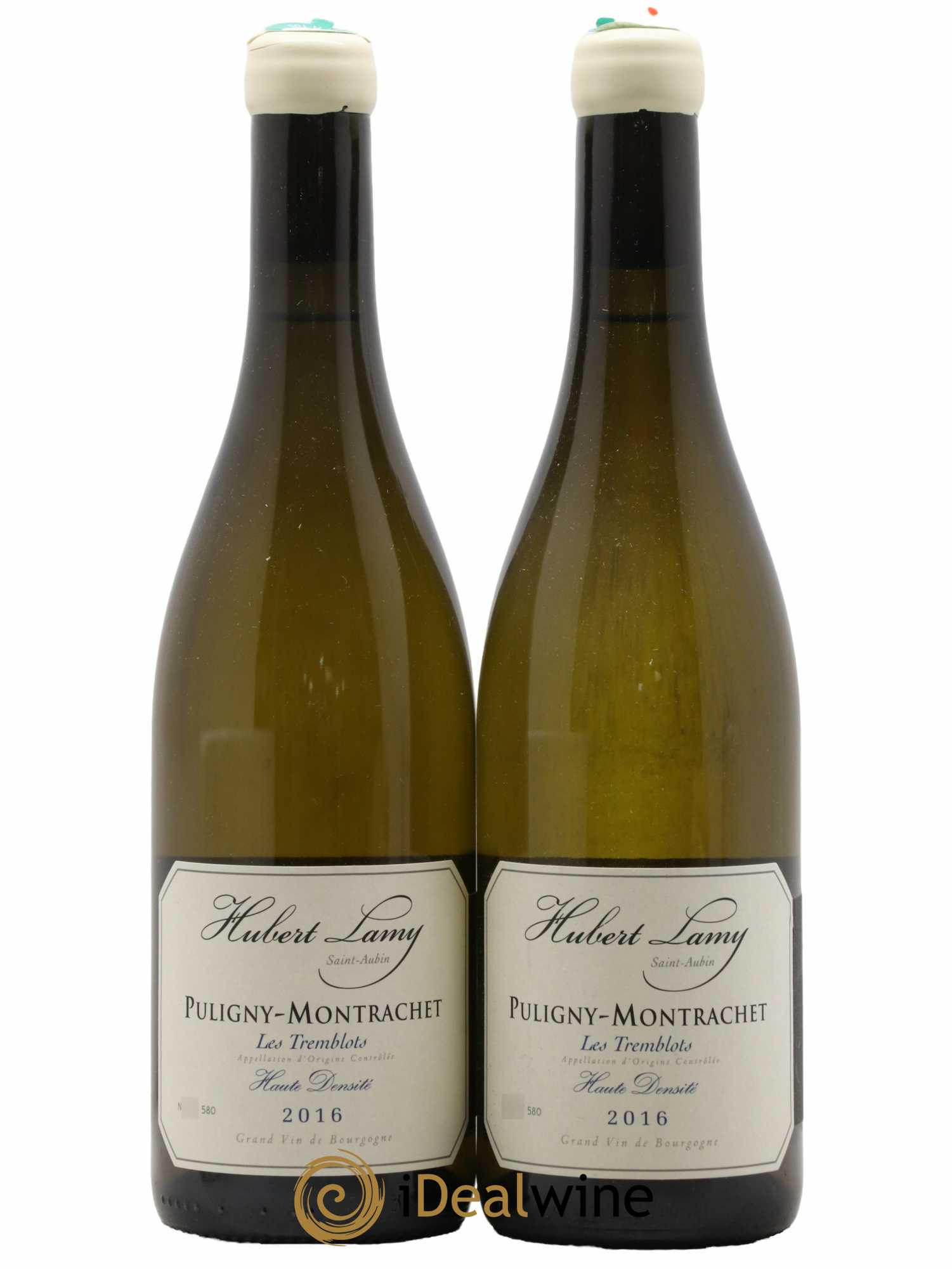 Puligny-Montrachet Les Tremblots Haute Densité Hubert Lamy  2016 - Lot de 2 Bouteilles