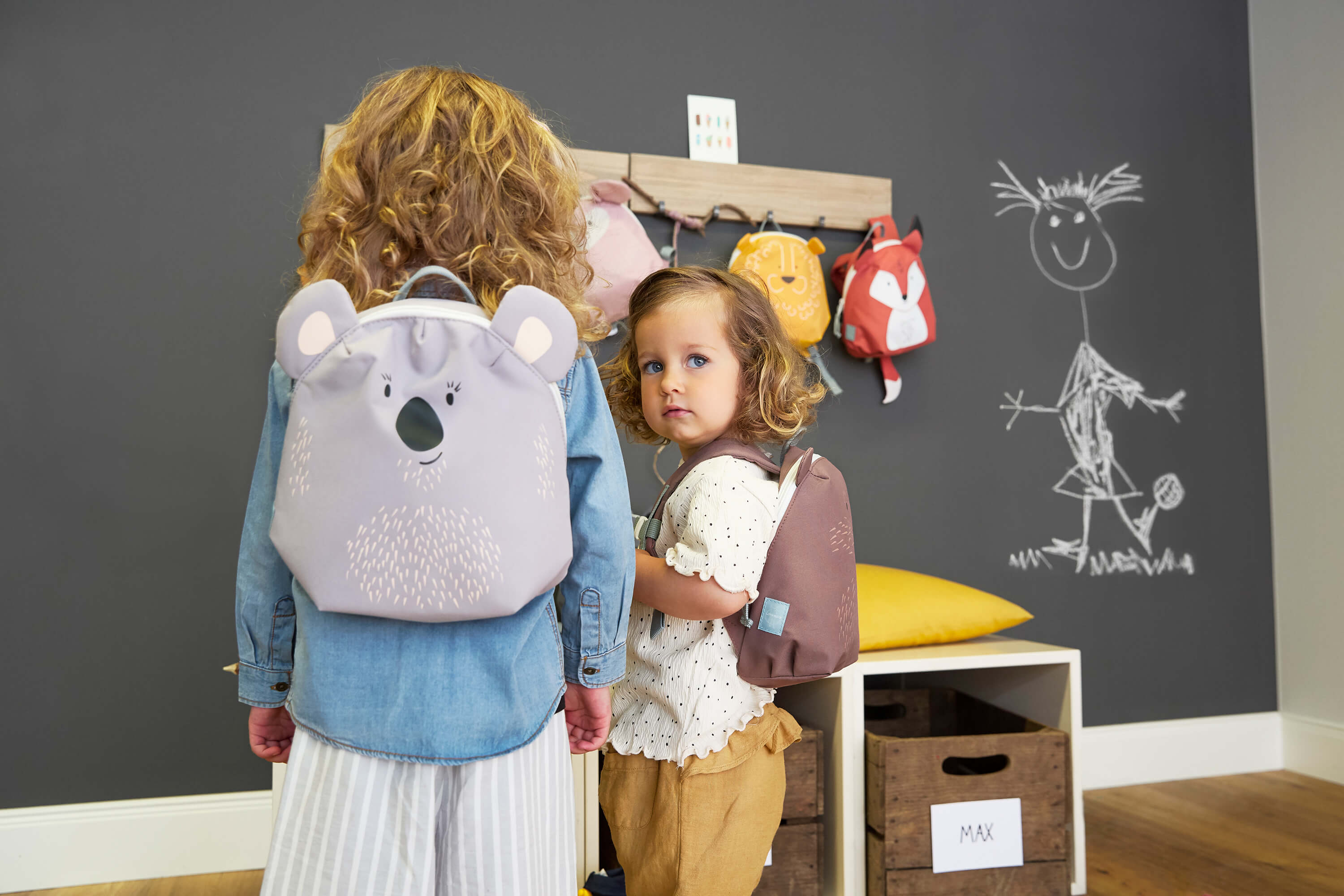 Kindergartenrucksack Tiny - Koala, Grau