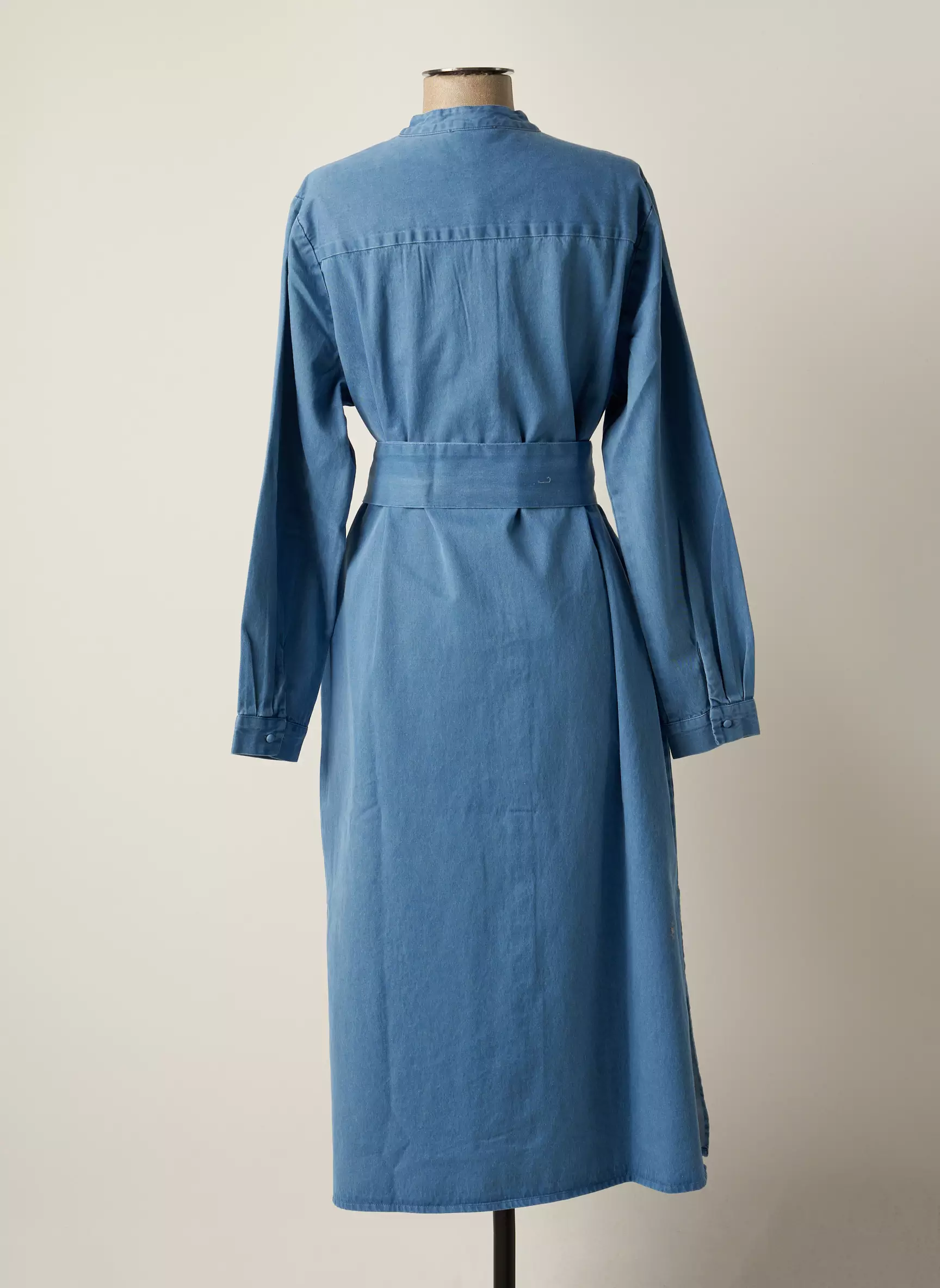 Selected Robes Mi Longues Femme couleur bleu