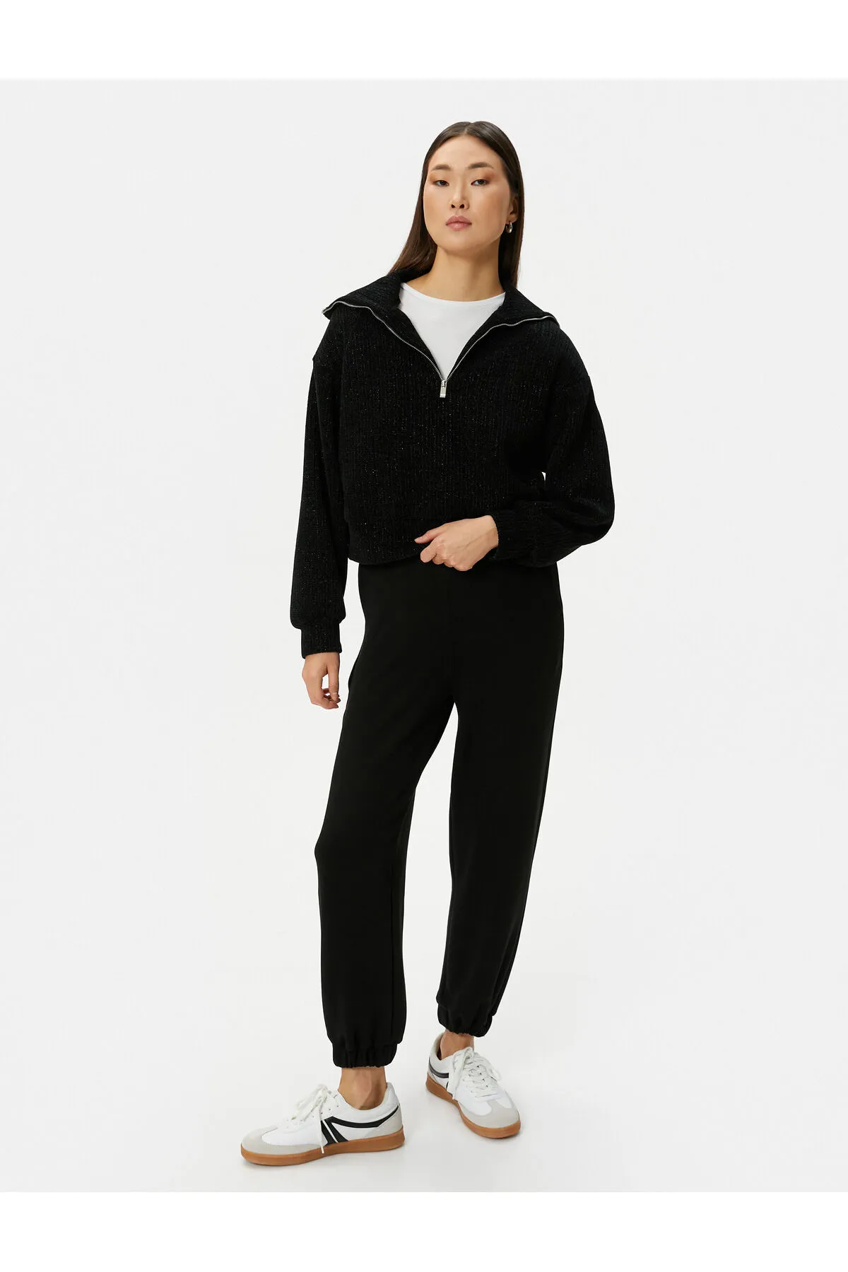 Koton  Jogger-Jogginghose mit elastischem Bund und Taschendetail