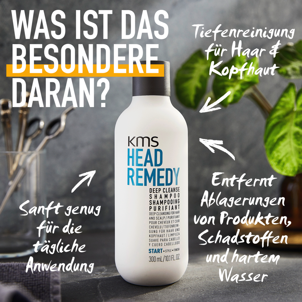 KMS Headremedy Deep Cleanse Shampoo 300 ml