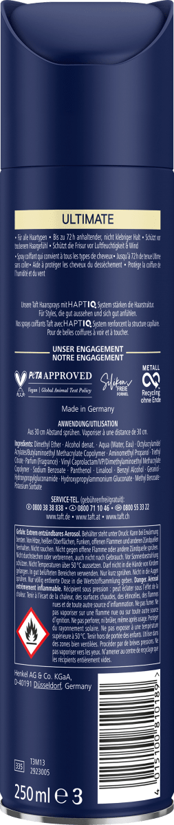 Haarlack ULTIMATE Halt 5+, 250 ml