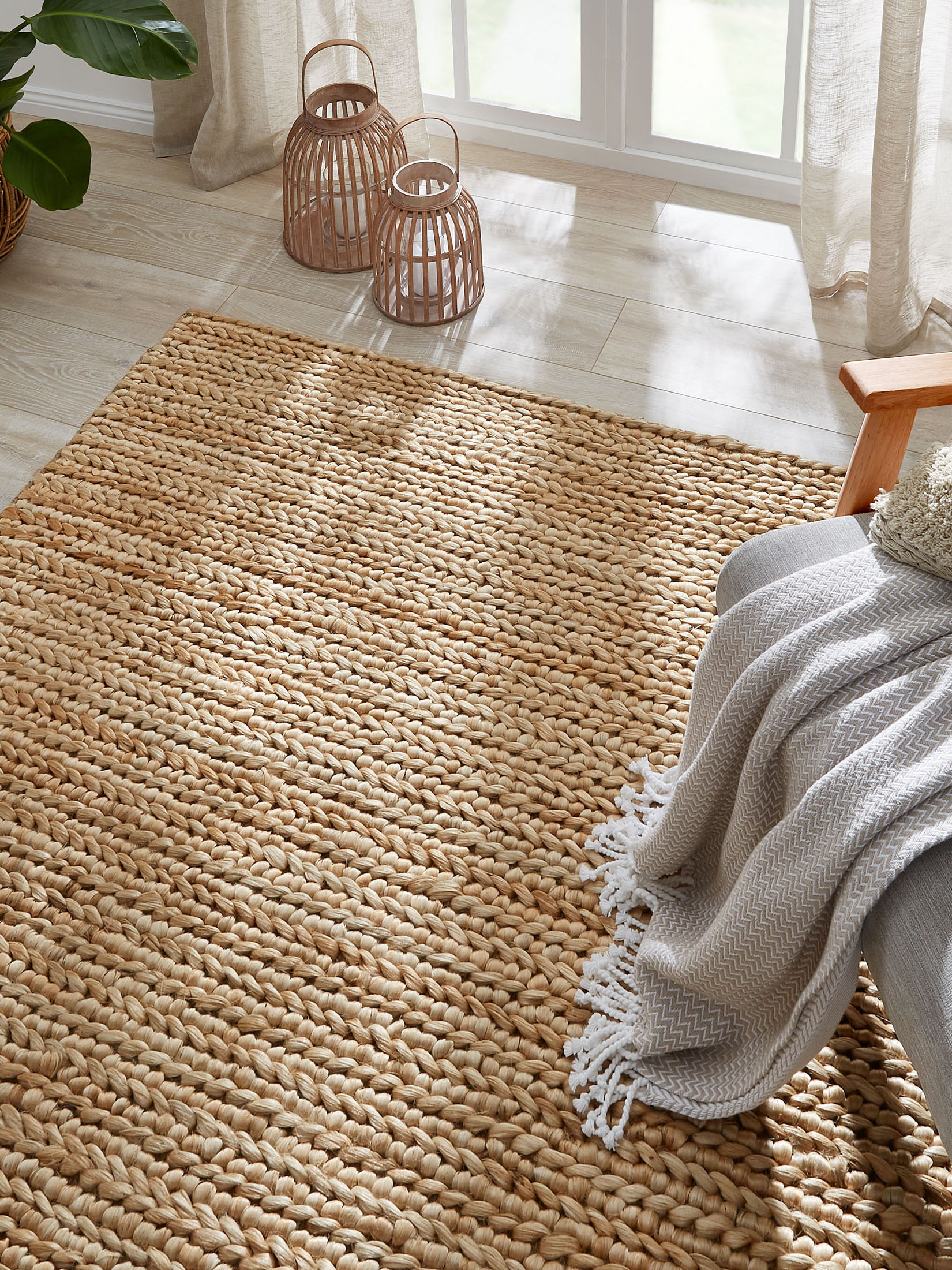 Natora Jute-Teppich, Natur