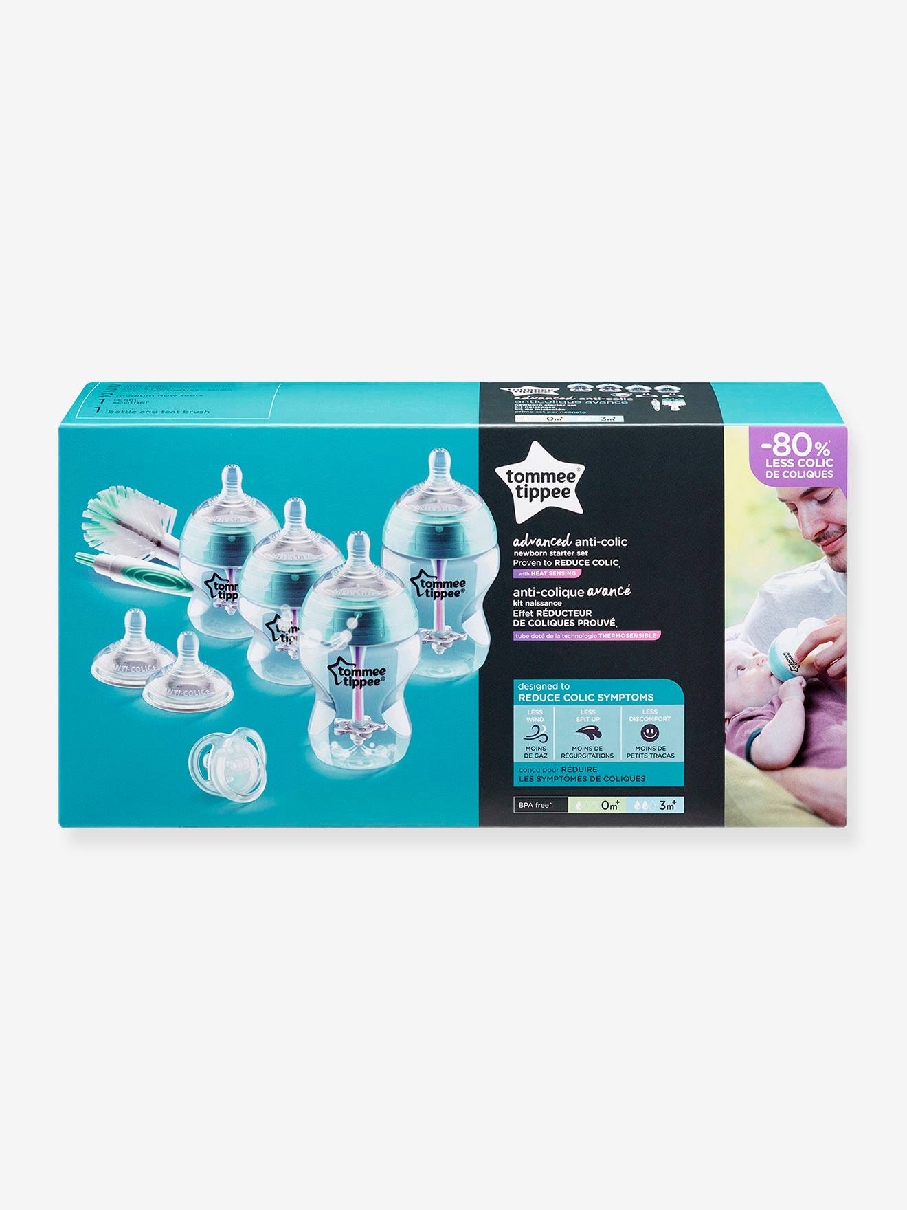 Kit de naissance Anti-Colique TOMMEE TIPPEE bleu