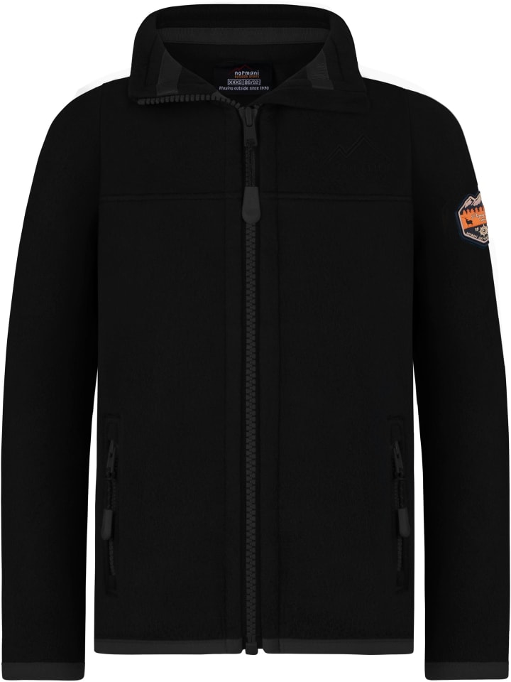 Normani Outdoor Sports Kinder Fleecejacke Venetie in Schwarz günstig kaufen