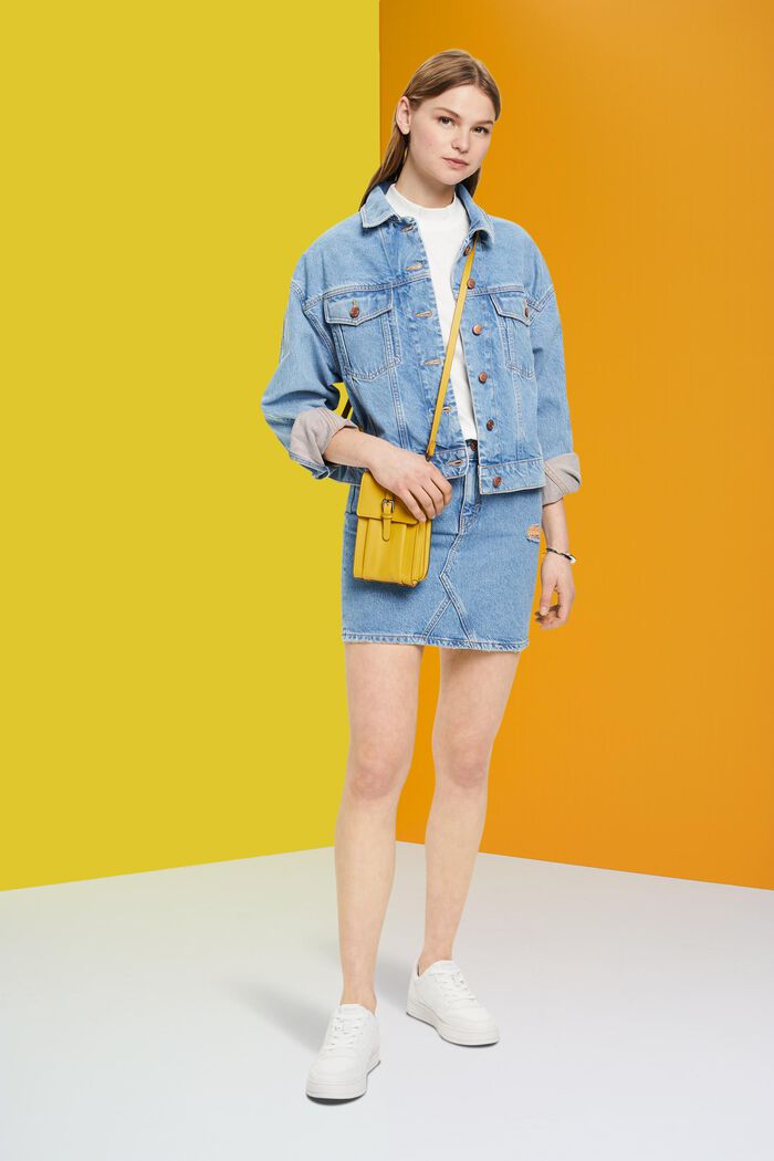 Denim-Jacke aus reiner Baumwolle