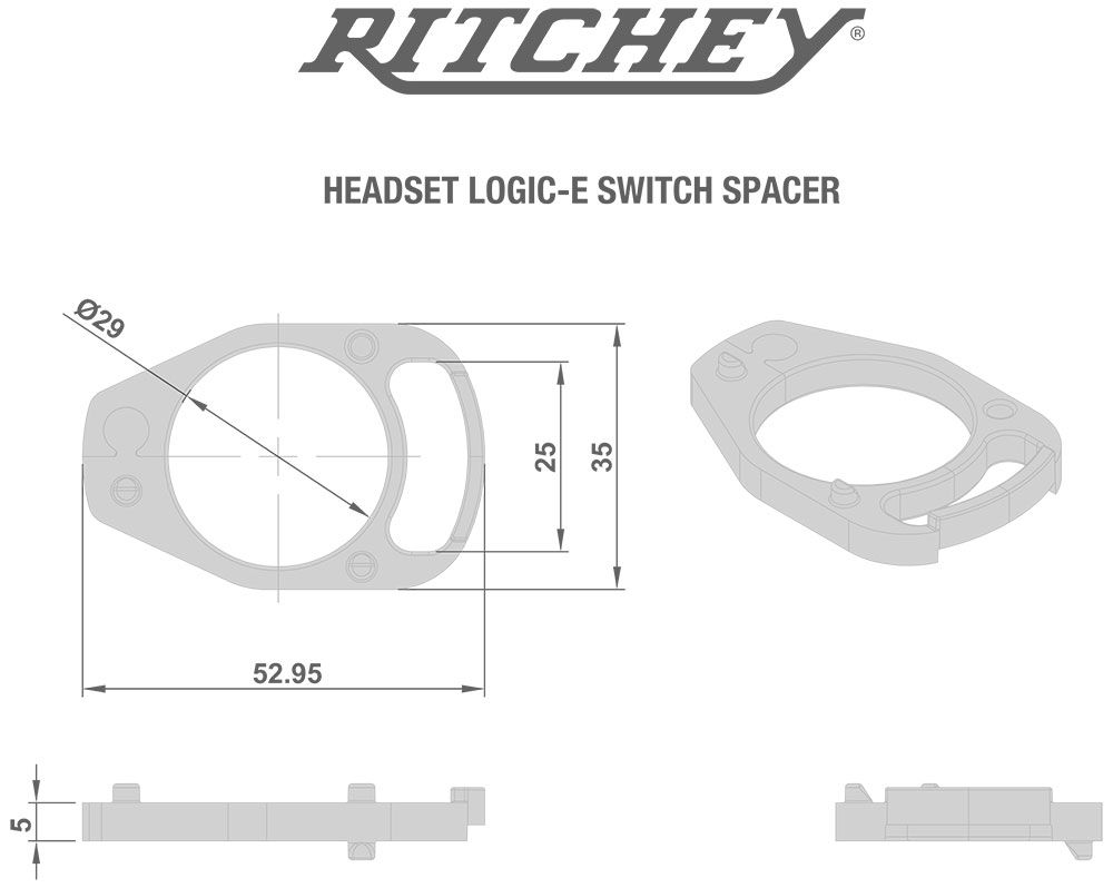 Ritchey Switch Spacer 5mm 5 Stk. kaufen | Bike-Discount