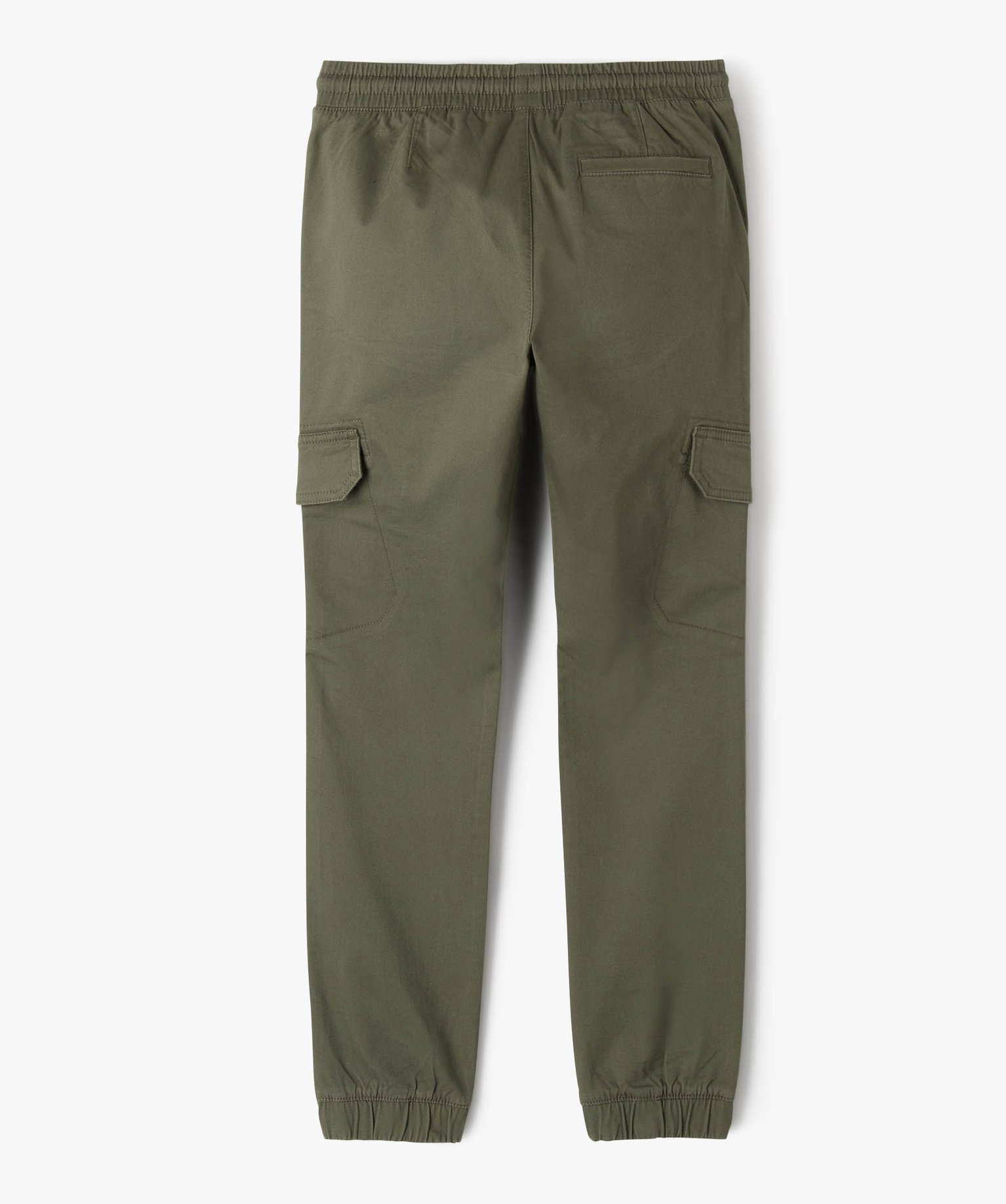 Pantalon en toile coupe jogger Garçon kaki | GEMO
