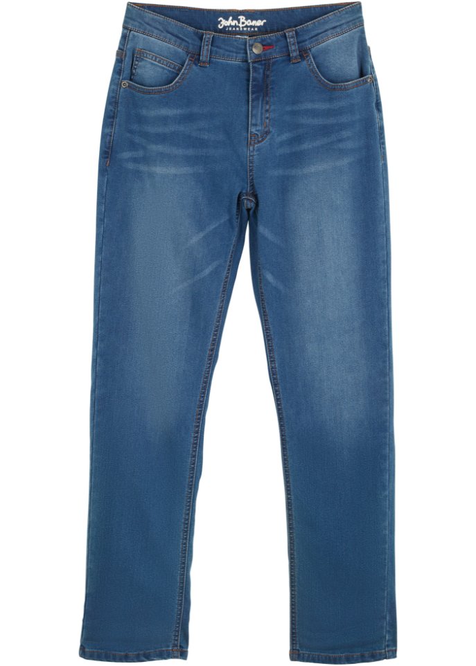 Jungen Jeans mit Fleece, Slim Fit
