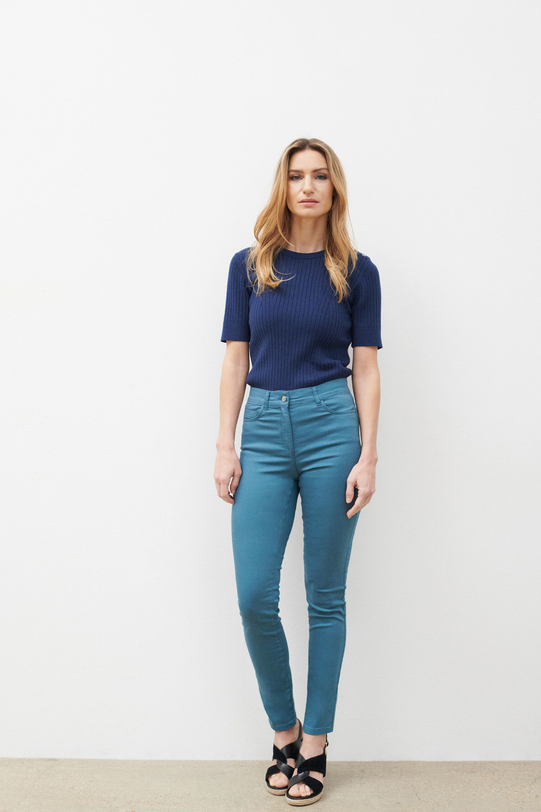 pantalon joss bleu femme