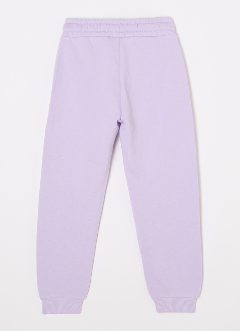 Pantaloni de trening Benetton conici cu logo brodat.