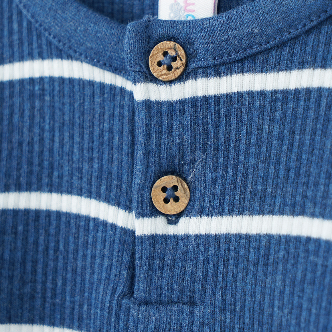 Baby Langarmshirt mit Rippstruktur
