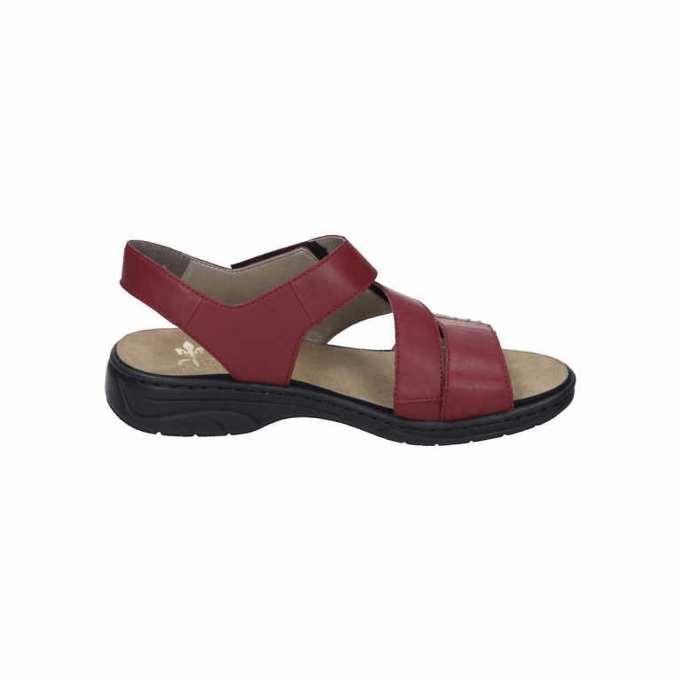 RIEKER Klassische Sandalen rot