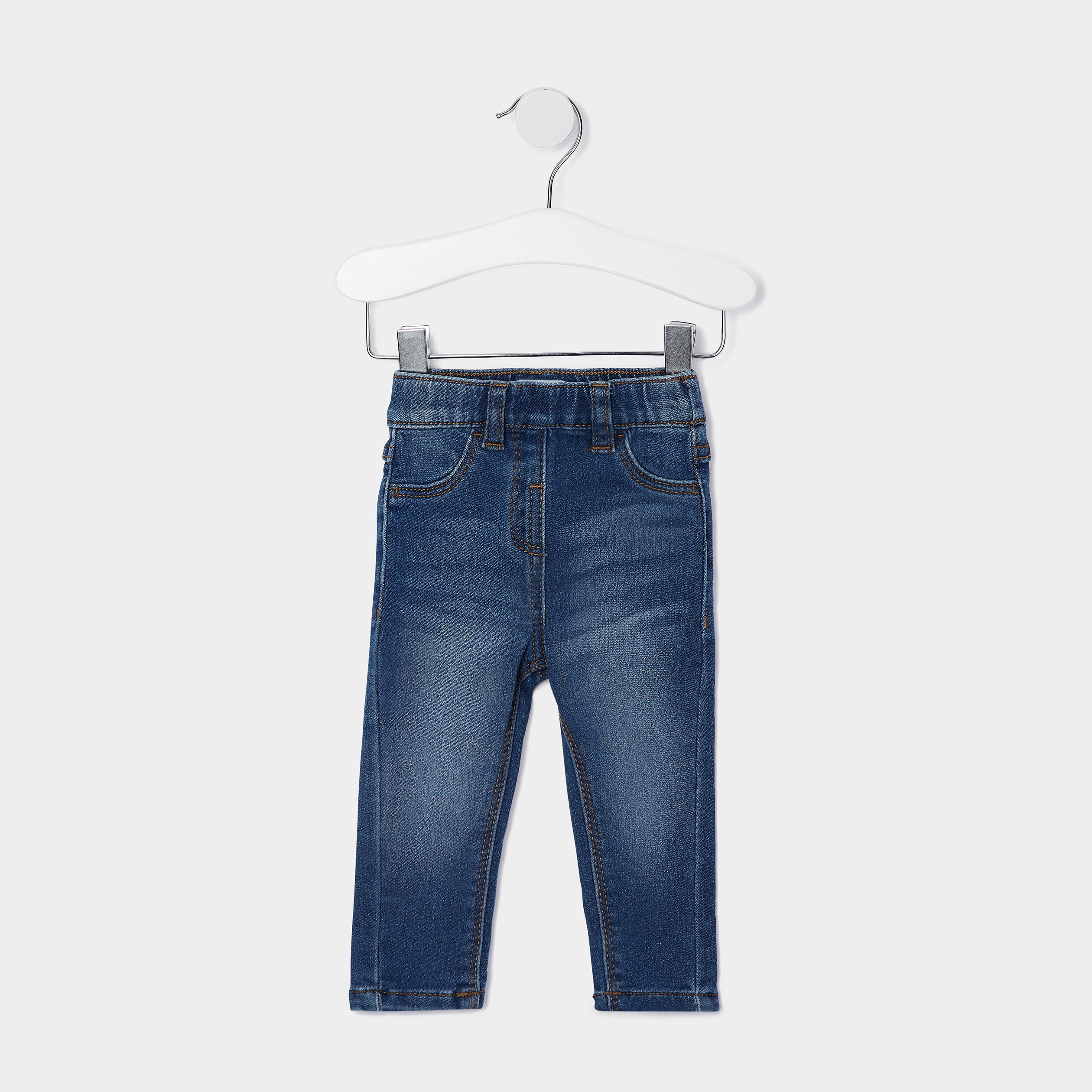 Jegging droit denim stone bébé fille | La Halle
