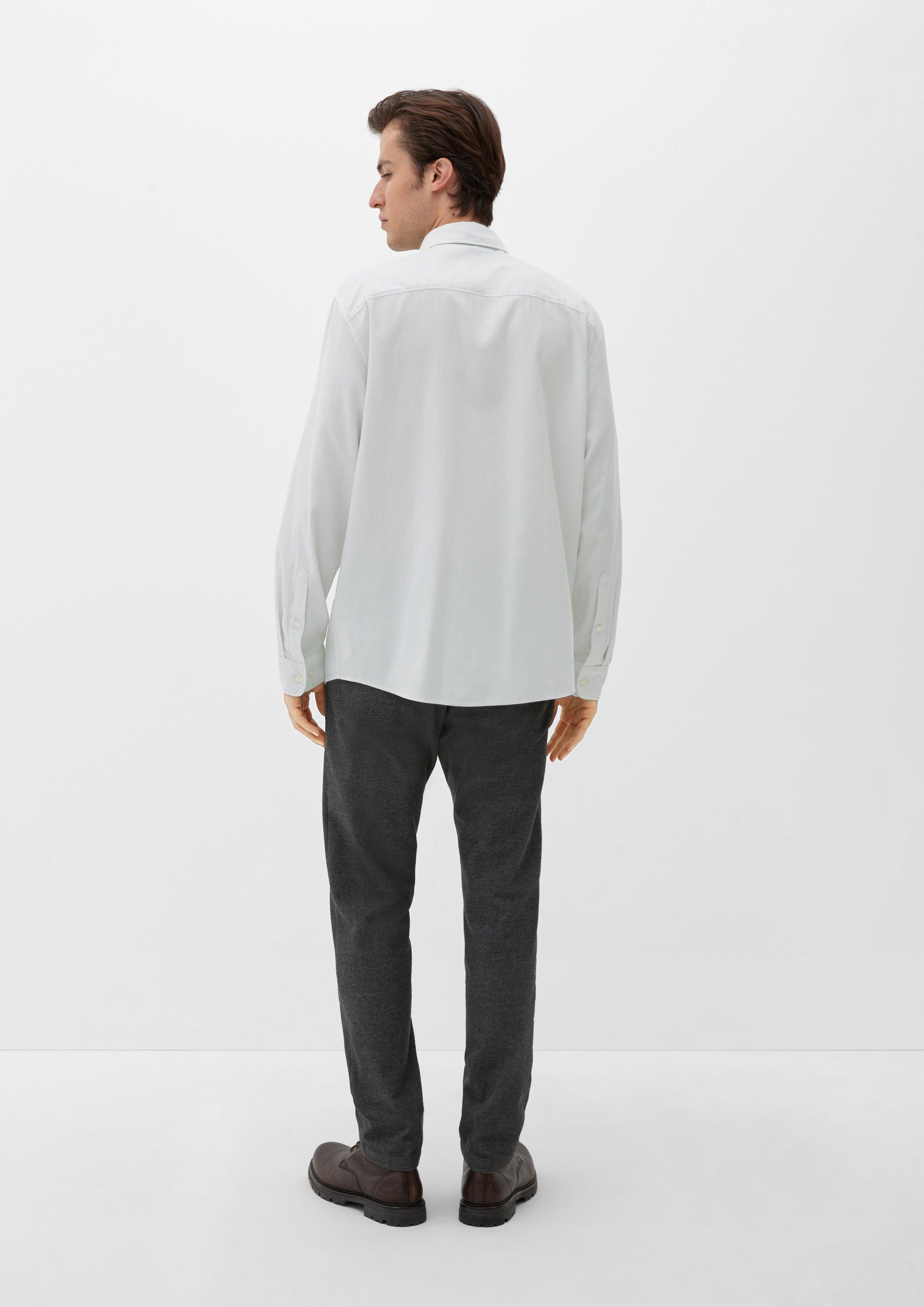 Regular: Hemd aus Lyocellmix  2126386-9005