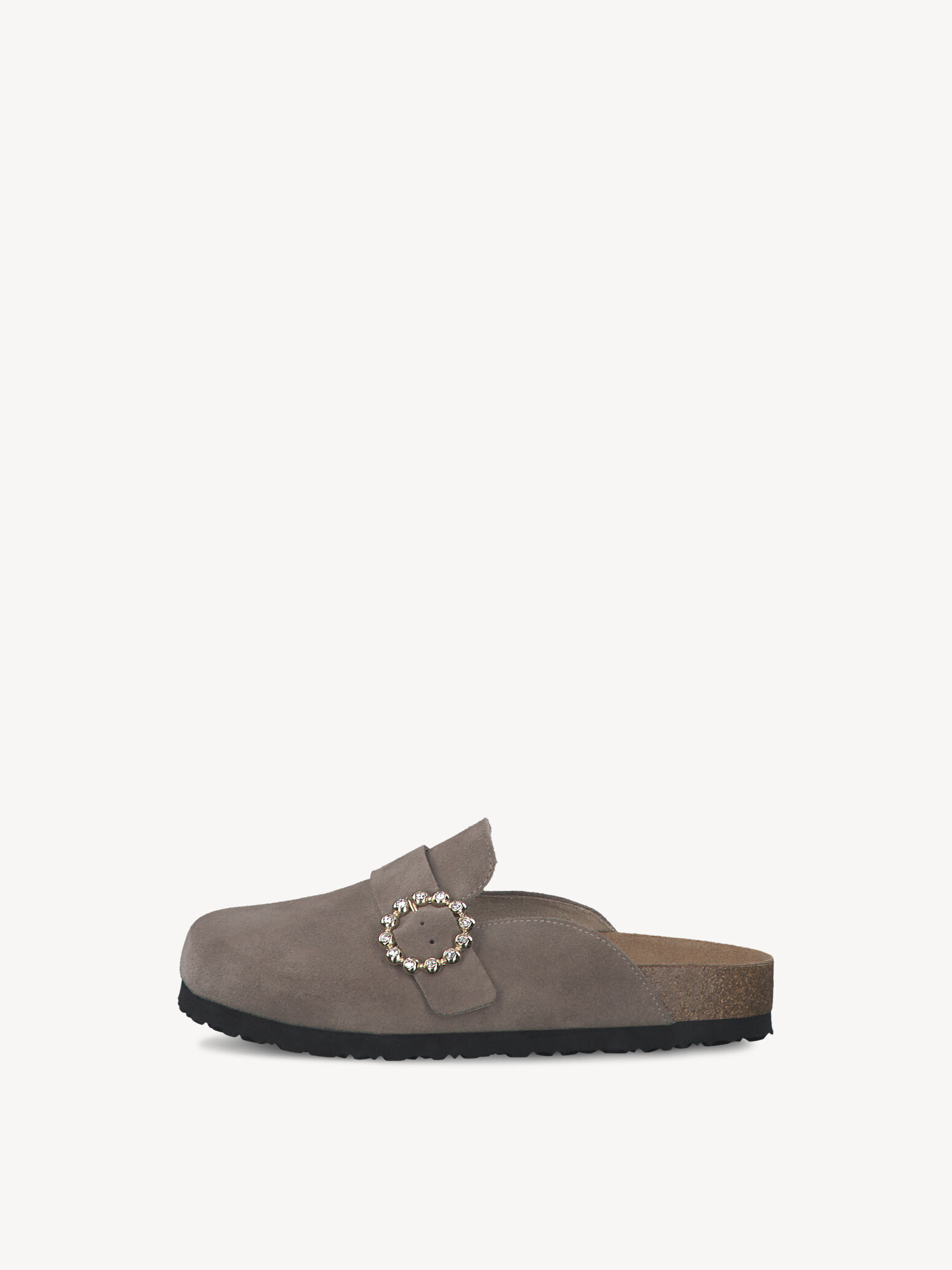 Mule en cuir - beige
