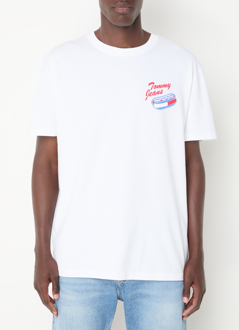 Tricou Tommy Hilfiger cu imprimeu față-verso