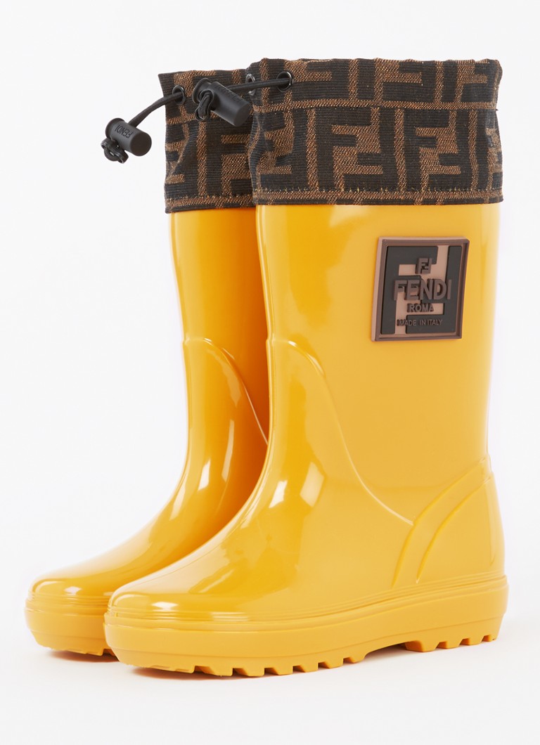 Fendi Fendi rain boot with logo
