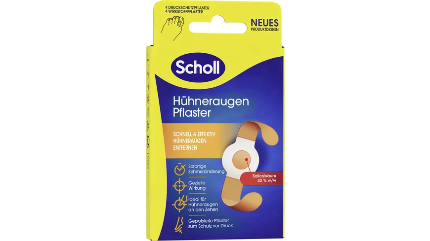 Scholl Hühneraugen Pflaster