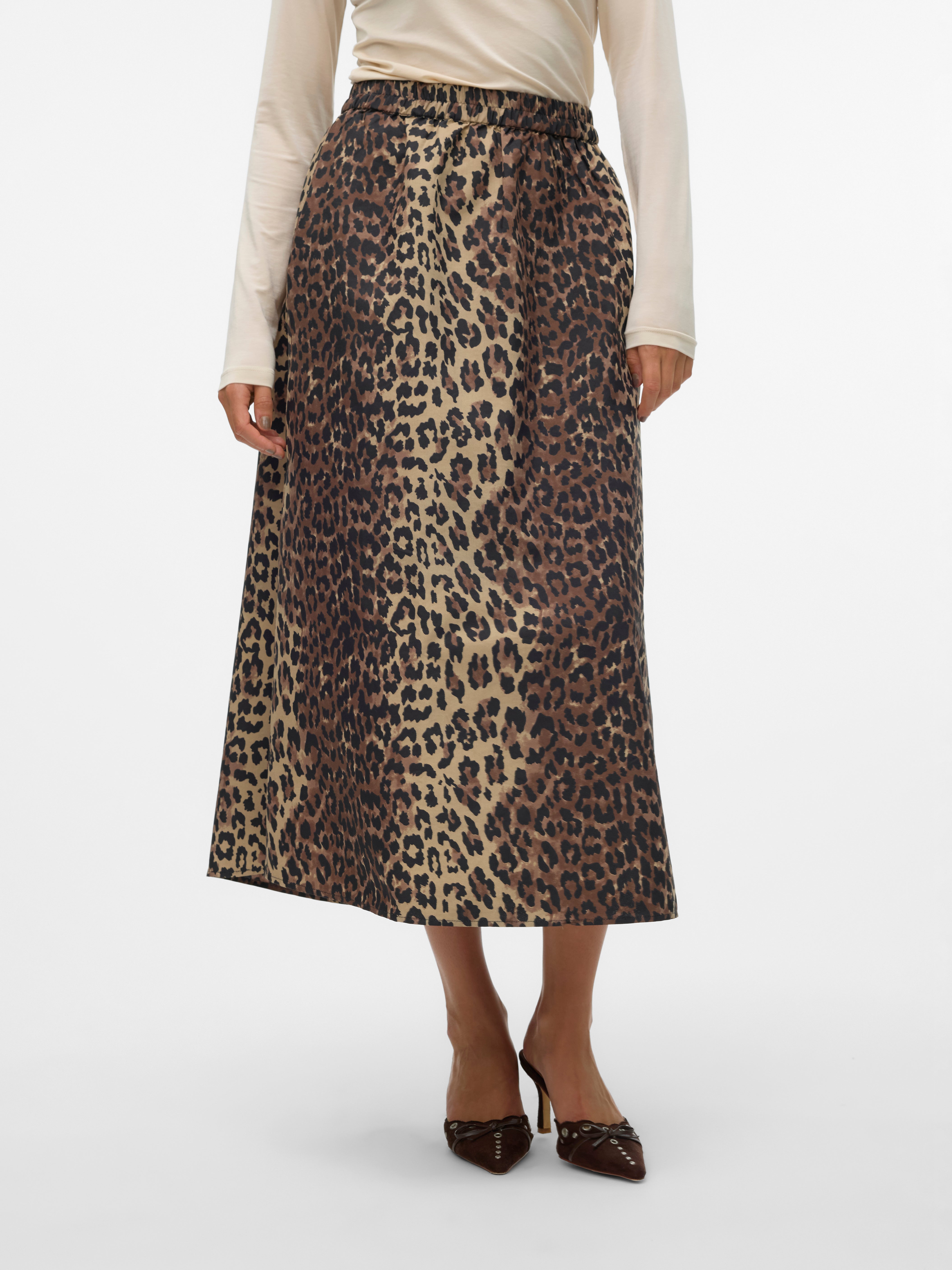 VMELLY Hohe Taille Midirock