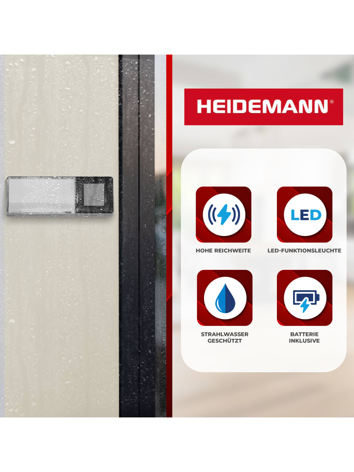 Heidemann  Funkgong-Set HX Flashlight Anthrazit günstig kaufen onesize