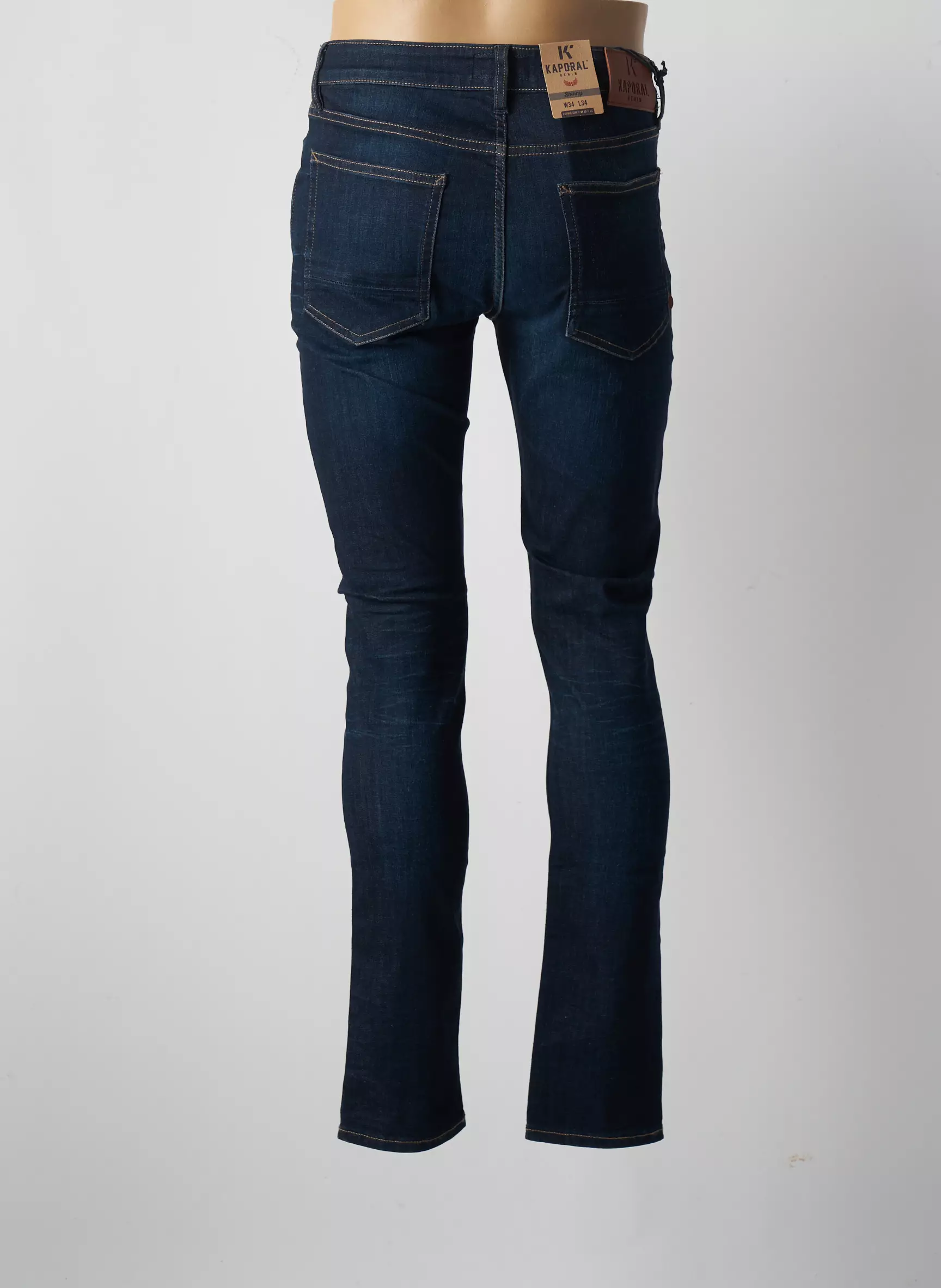 Kaporal Jeans Coupe Slim Homme couleur bleu