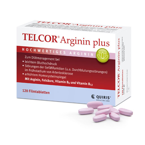 TELCOR Arginin plus Filmtabletten  120 St  Filmtabletten